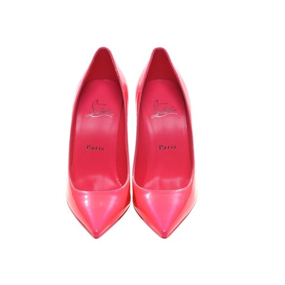 Christian Louboutin Sporty Kate Hot Pink Patent Leather High Heel Pumps/EU36.5/U - Picture 2 of 6